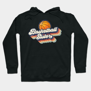 Retro Basketball Sister Mother's Day Hoodie